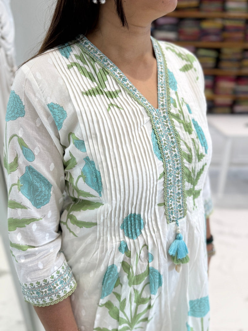 floral cotton outfit