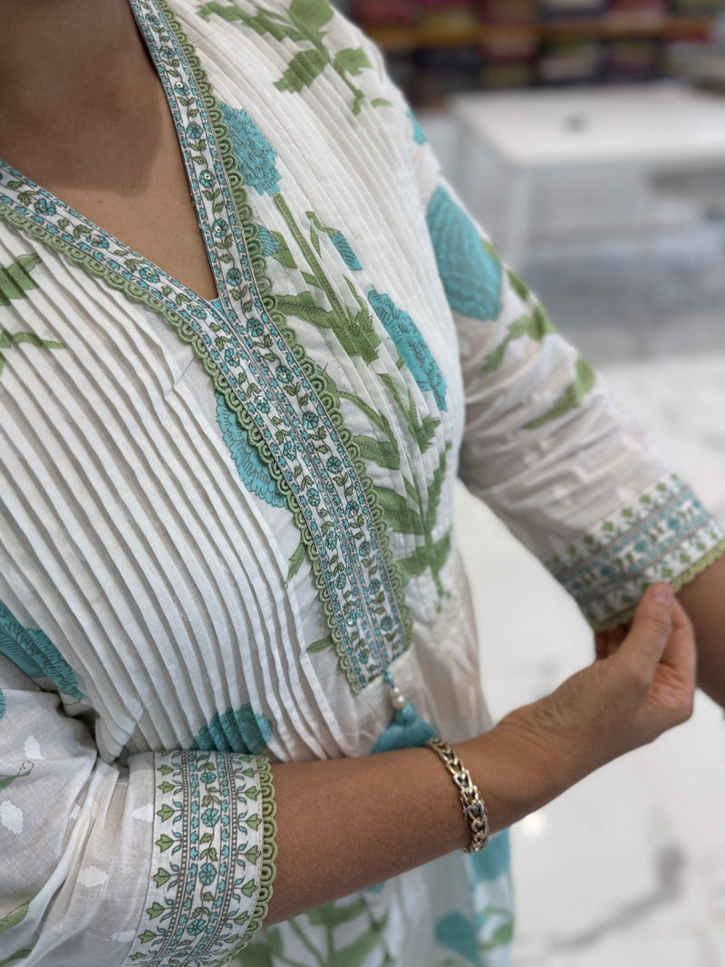 cotton suit set for ladies