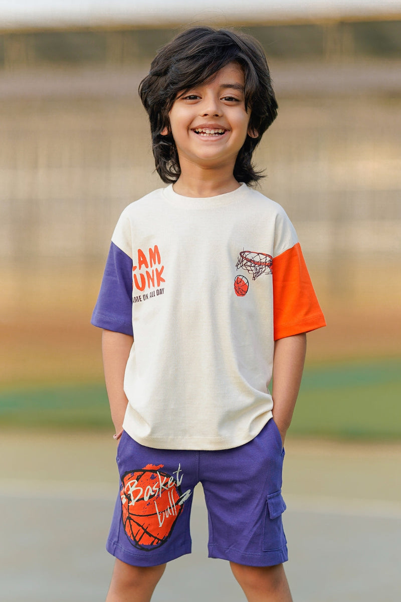 Slam Dunk Basketball Co-ord Set for Kids