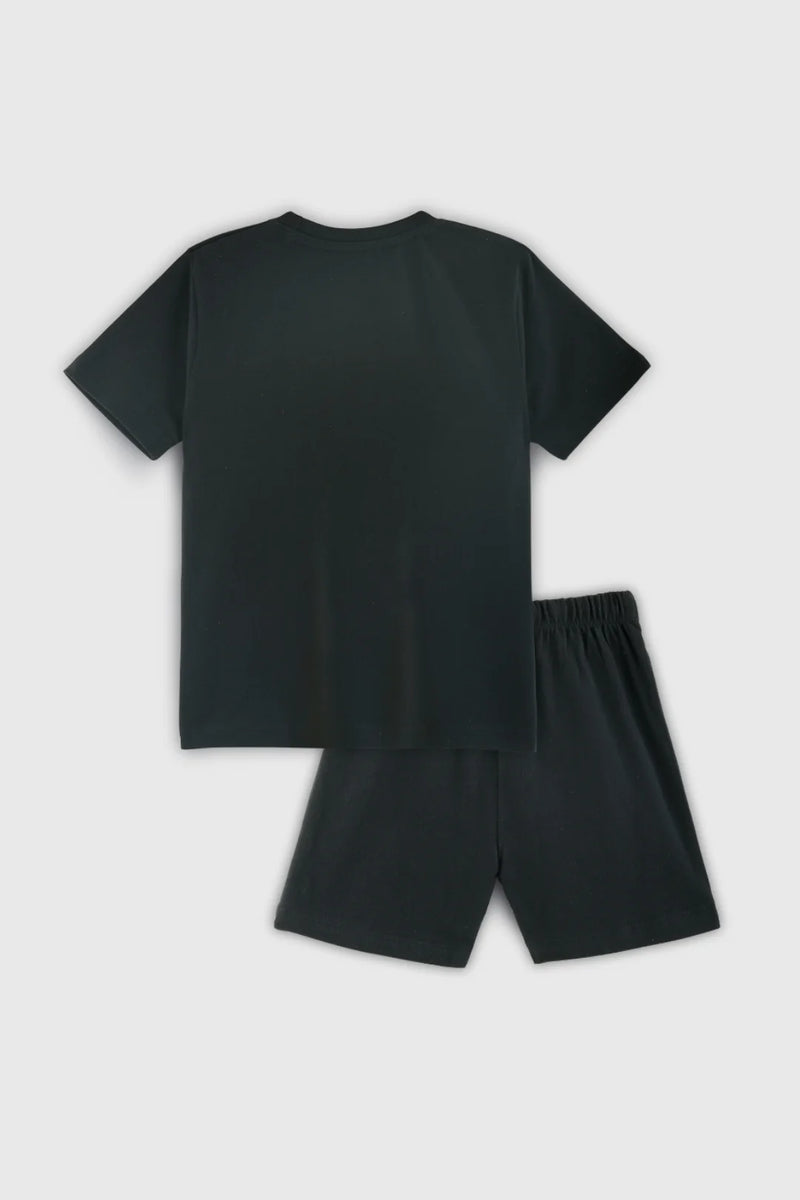 Unisex superhero shorts set