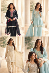 DESIGNER MIRROR PREMIUM SILK SALWAR SUIT