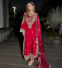 Rani-e-Laal Salwar Suit – By Reet Lifestyle