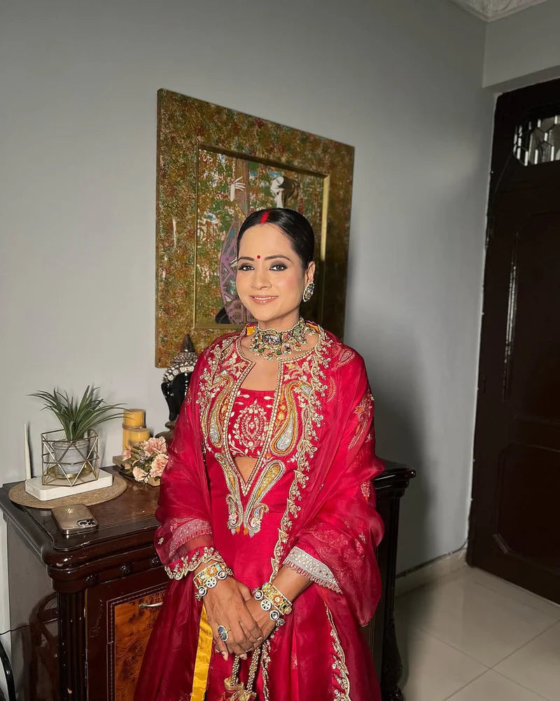 Rani-e-Laal Salwar Suit – By Reet Lifestyle