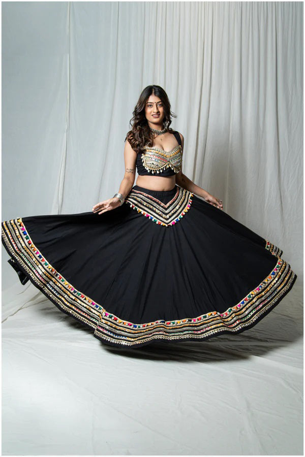 women black skirt set