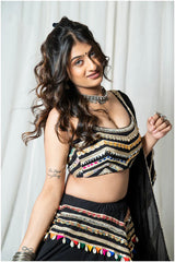 black skirt set