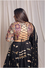 black skirt set