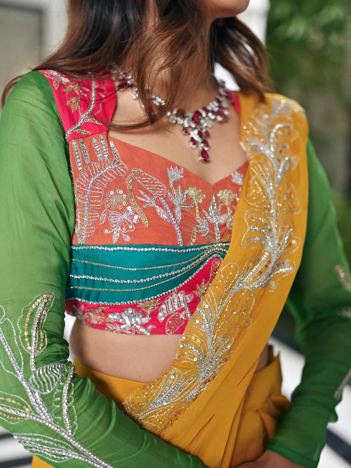 Organza saree