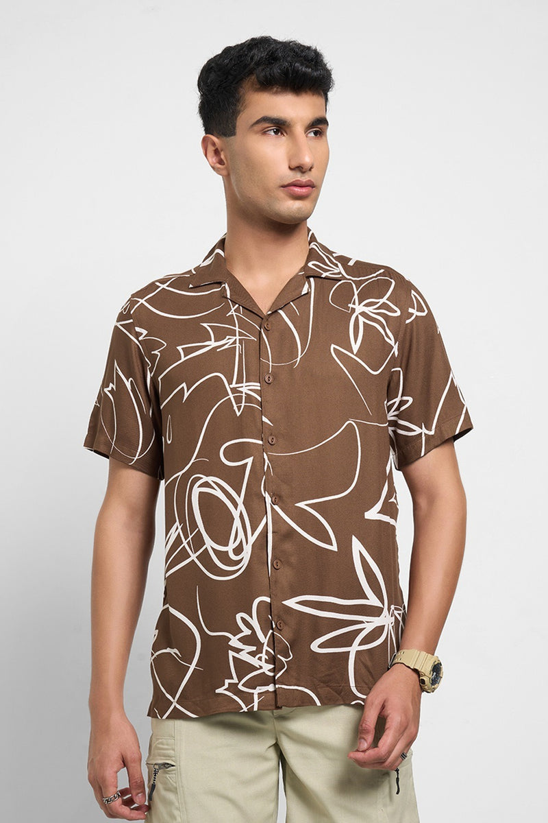 Casual printed shirt for men