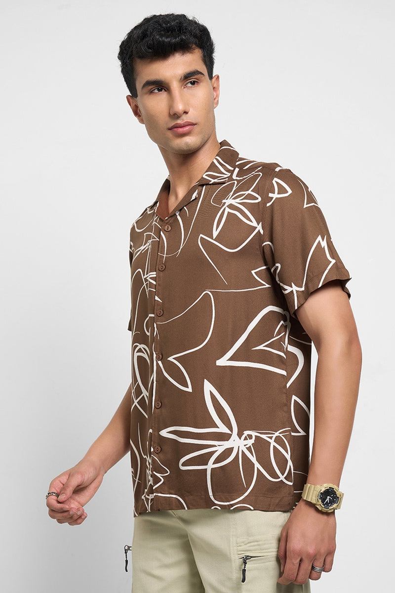 Tan color men’s shirt
