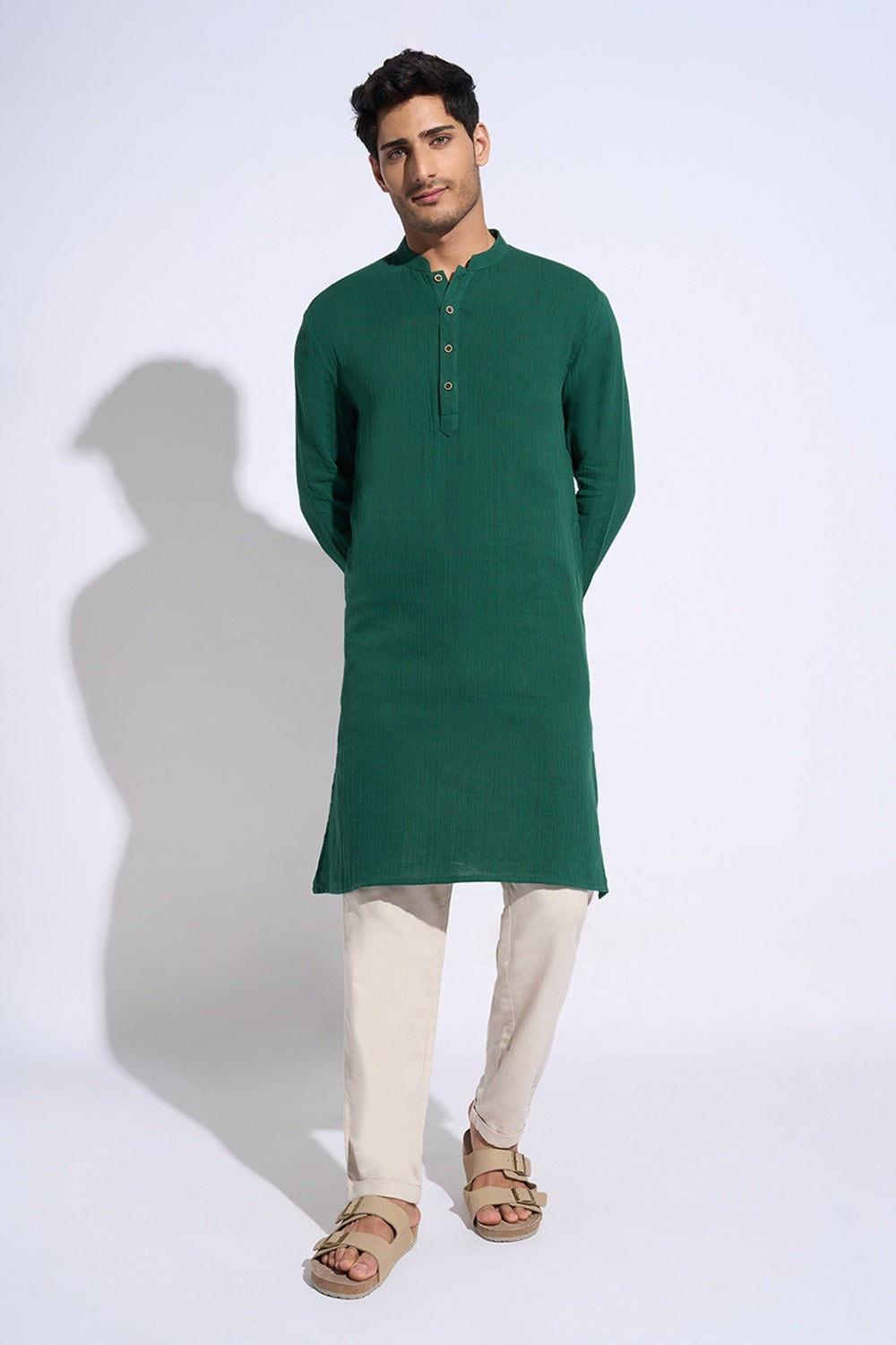 Men's knee-length kurta