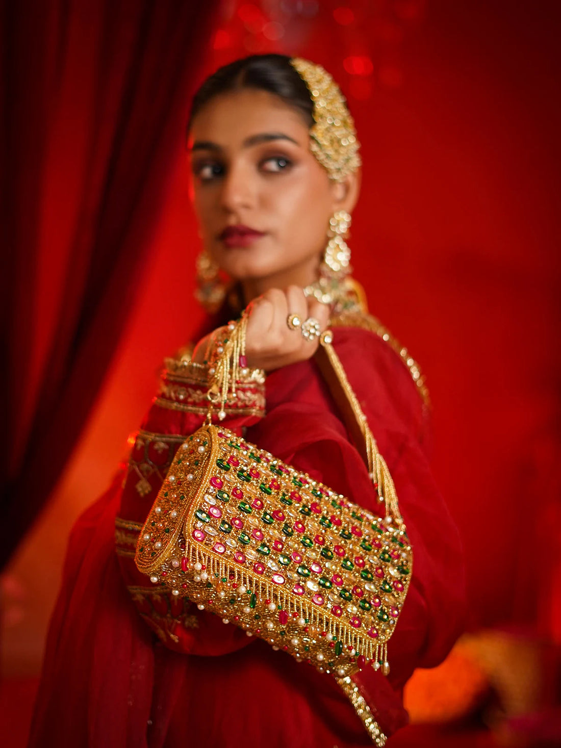 Maharani Sitara Bridal Clutch Bag