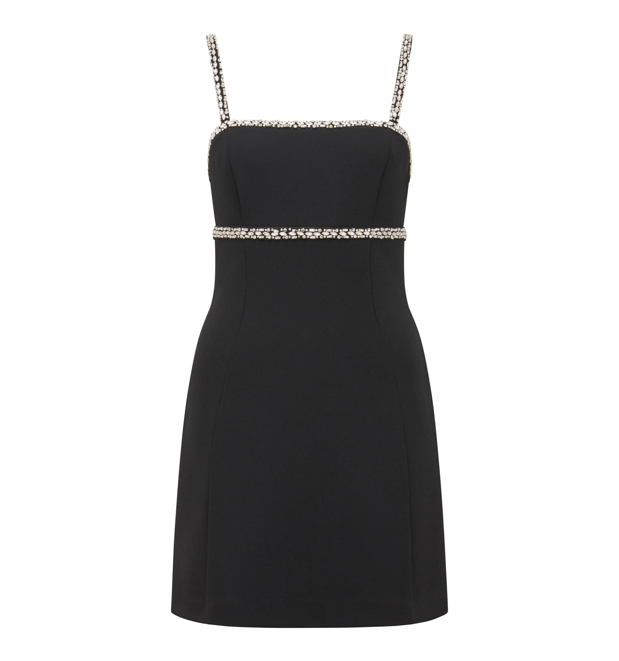 sparkle strap mini dress