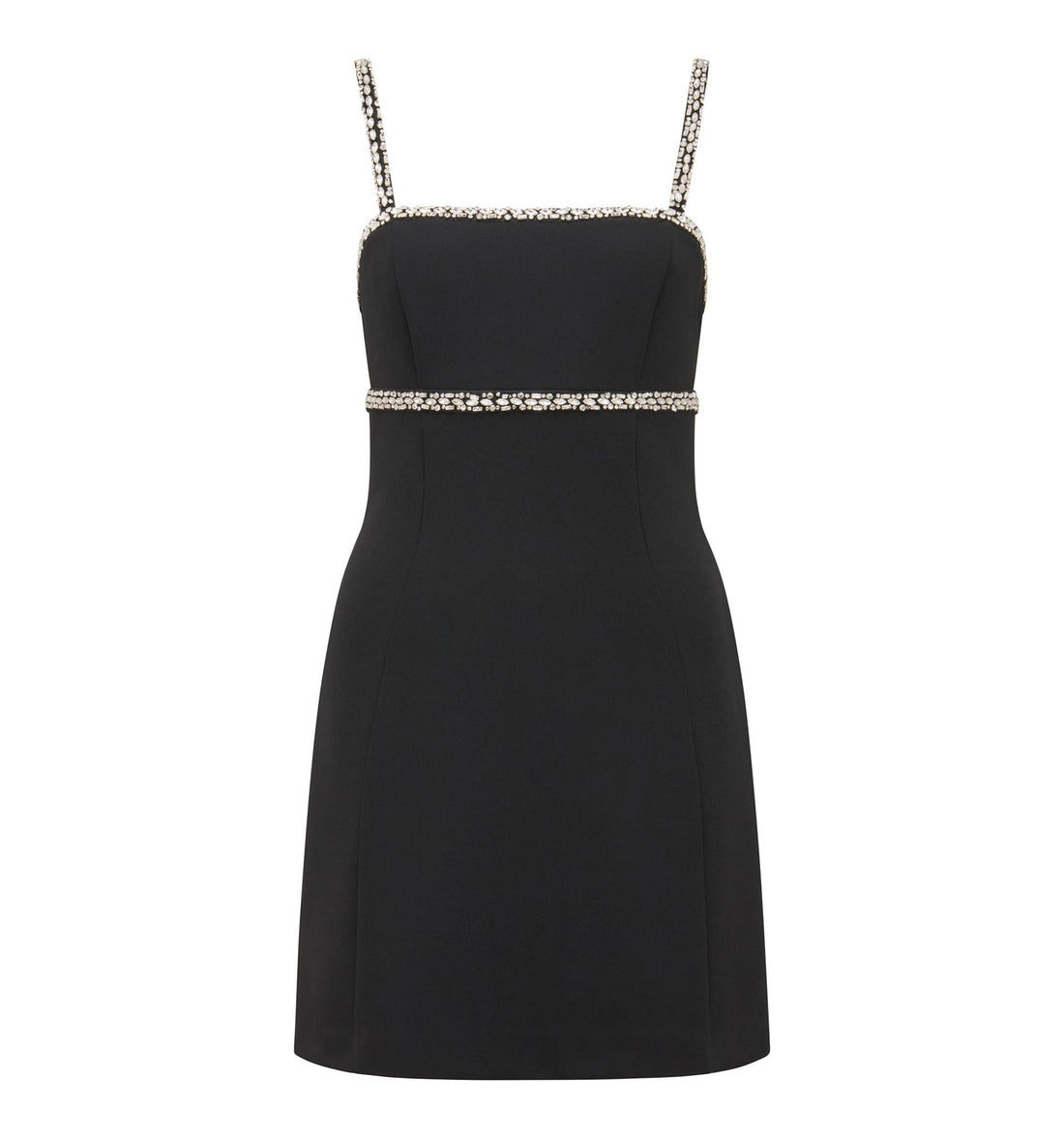 sparkle strap mini dress