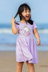 Lavender girls dress