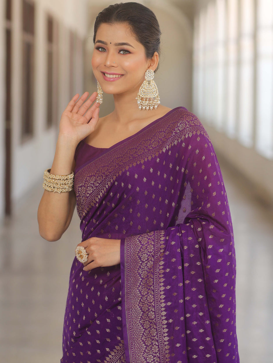 Designer chiffon saree