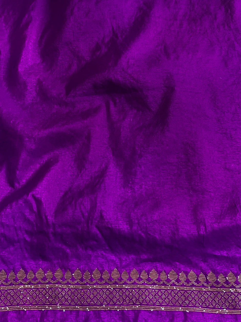 Zari work saree