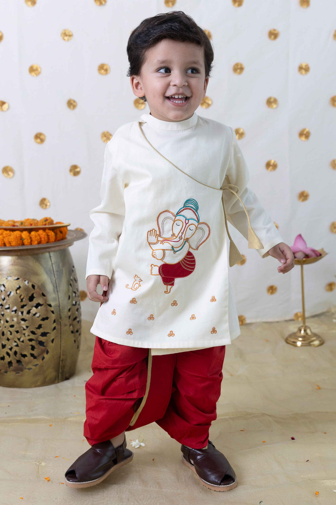 boys festive kurta set