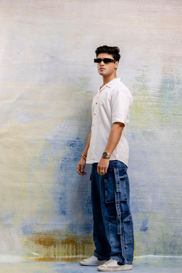 Breathable men’s linen top