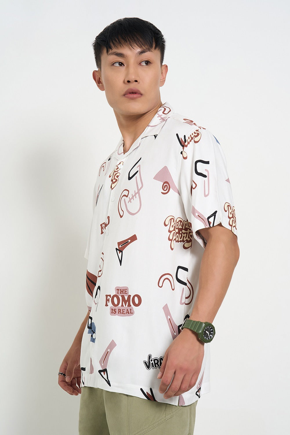 Short sleeve vacation shirt