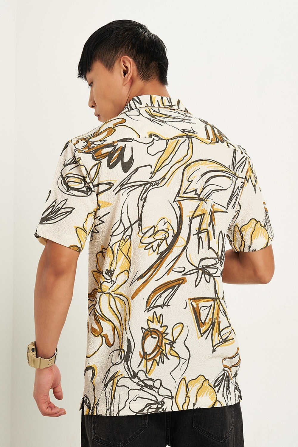 Relaxed fit vacation shirt