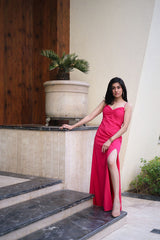 pink bodycon dress