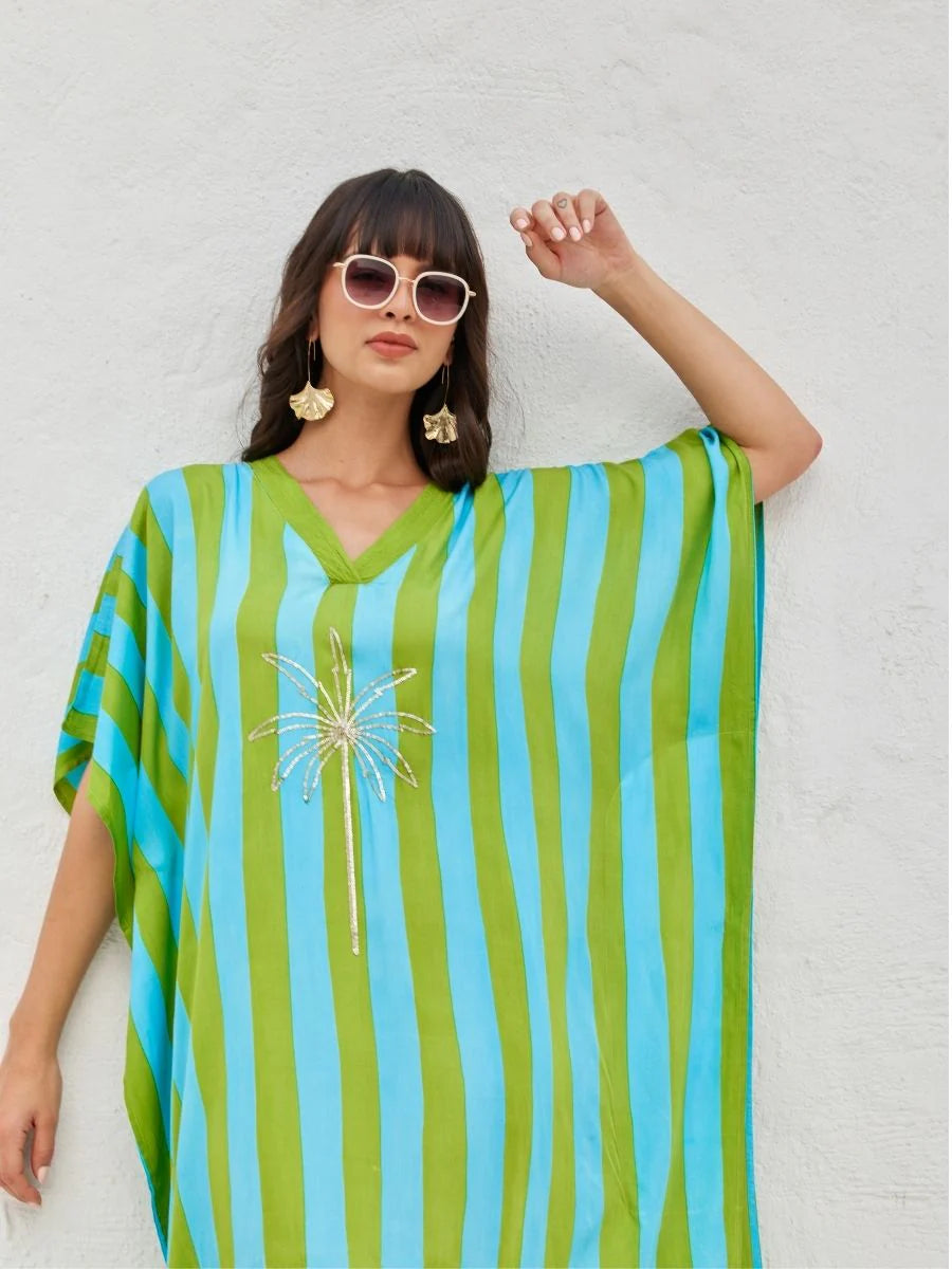 Women's Kaftan Palazzo Set