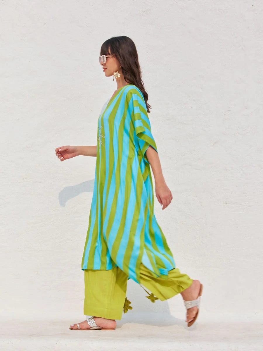 Kaftan with Palazzo and Pockets
