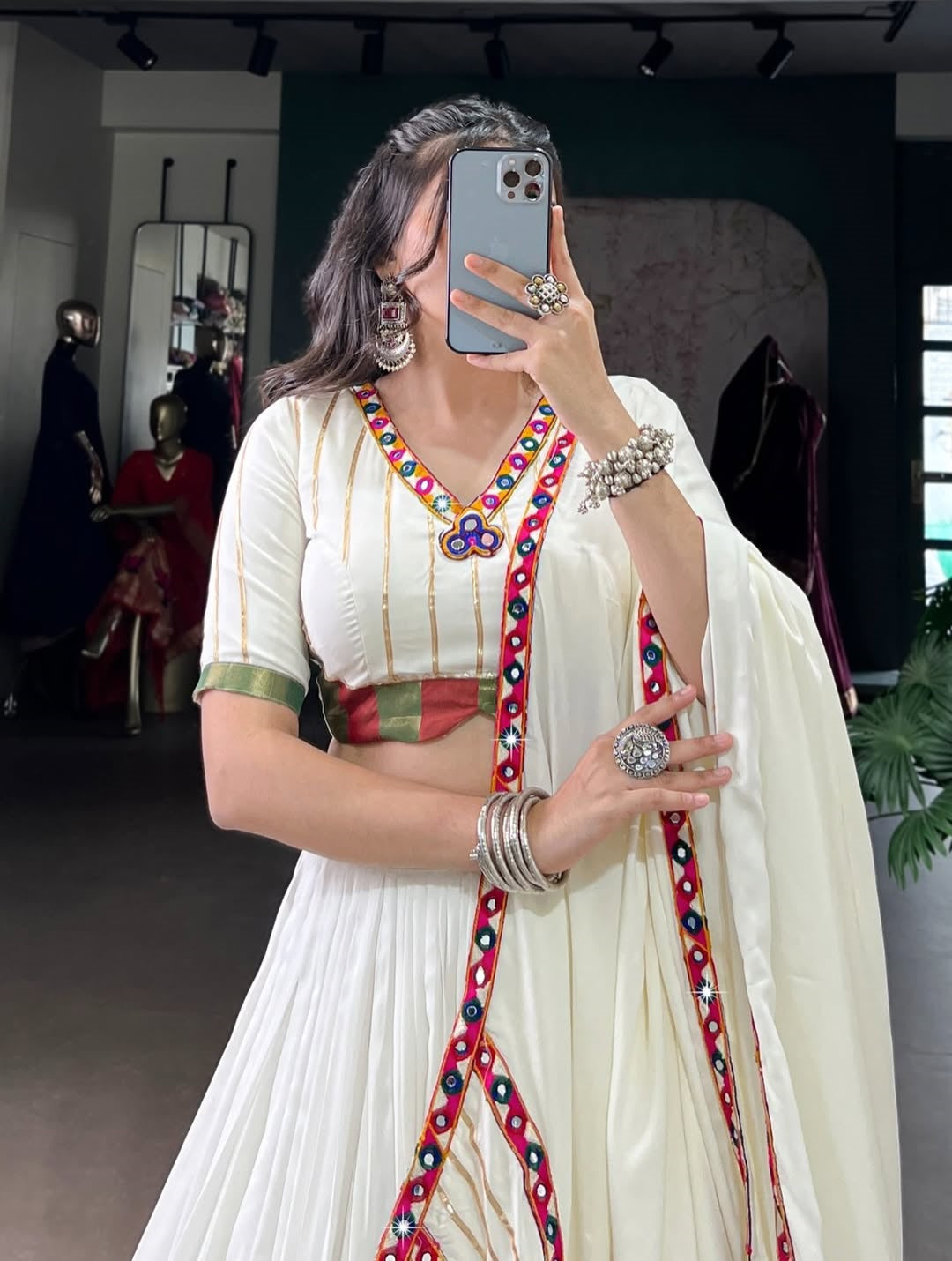 Traditional lehenga for Navratri