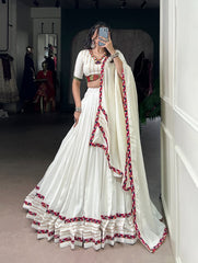 Green lehenga set online