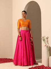 pink lehenga