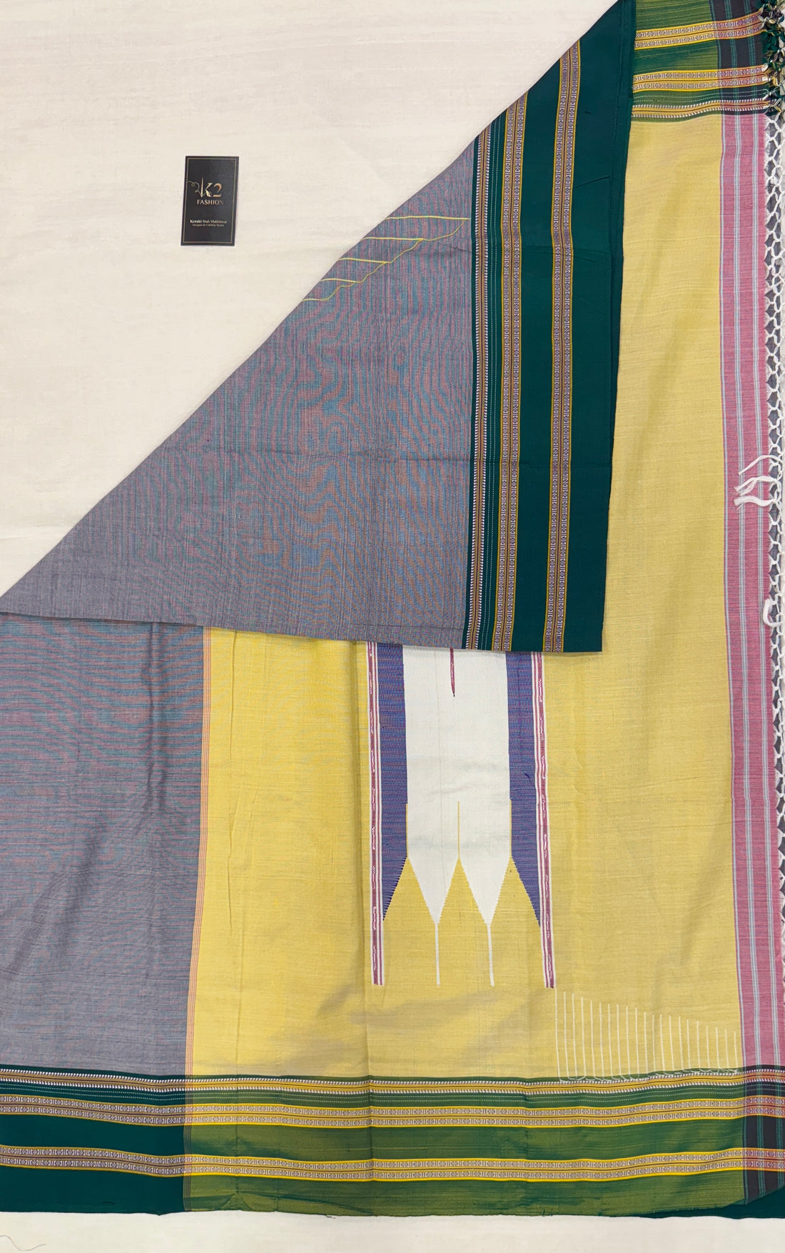 Pure silk pallu saree