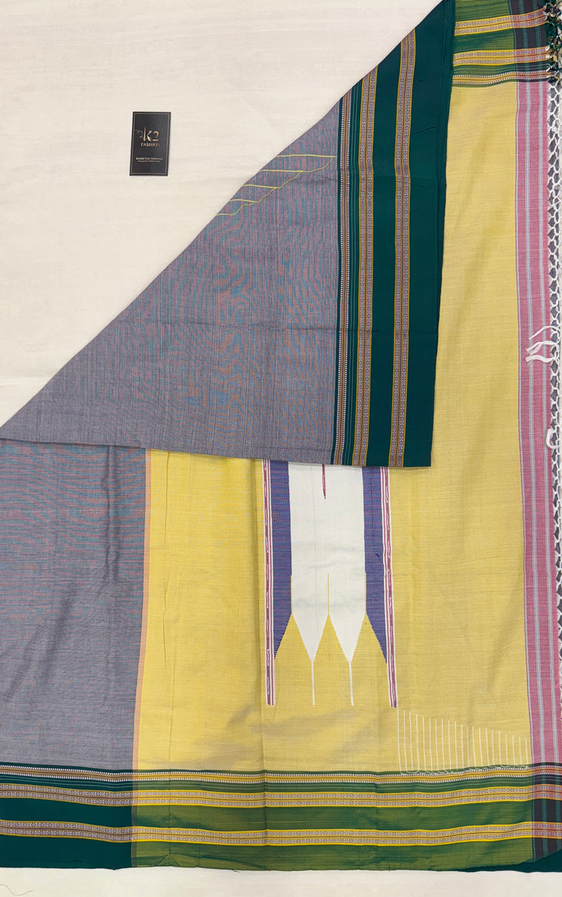 Pure silk pallu saree