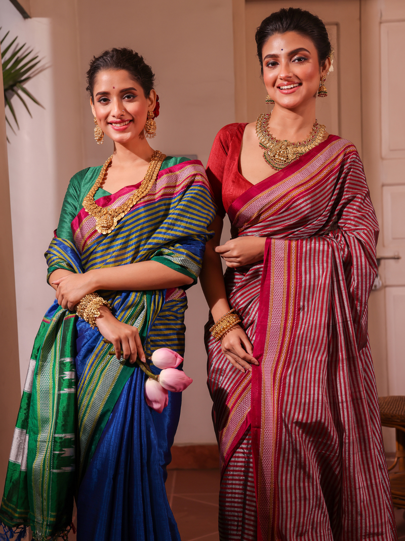 Ilkal cotton silk saree