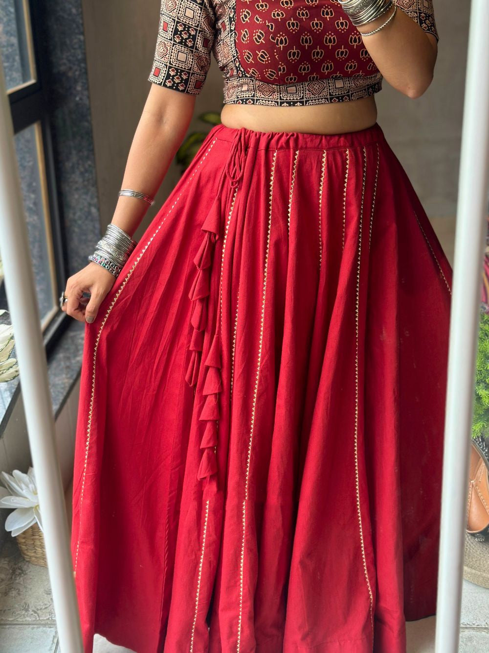 Red chaniya choli
