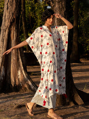 Block Printed Kaftan with Palazzo
