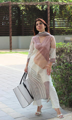 Linen cotton kurta with dupatta