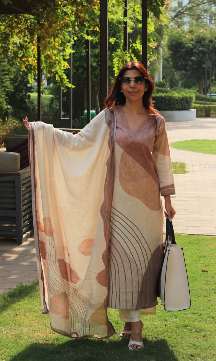 Breathable summer kurta set