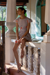 Cotton short dress for women
