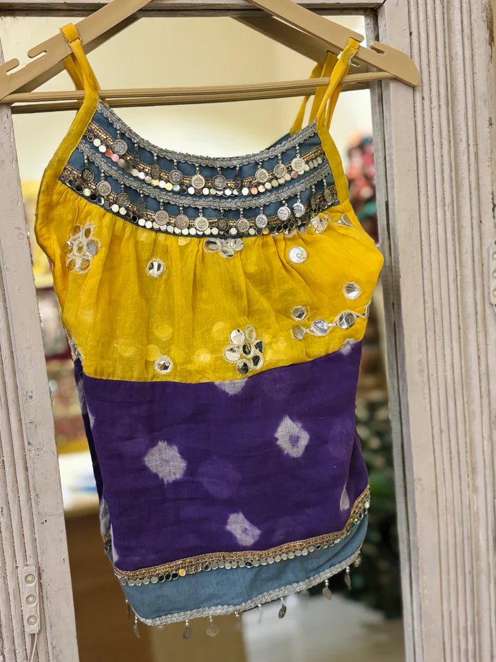 women’s festive boho top