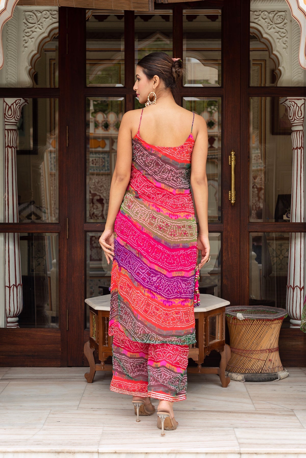 Women’s Bandhej Kurta Set