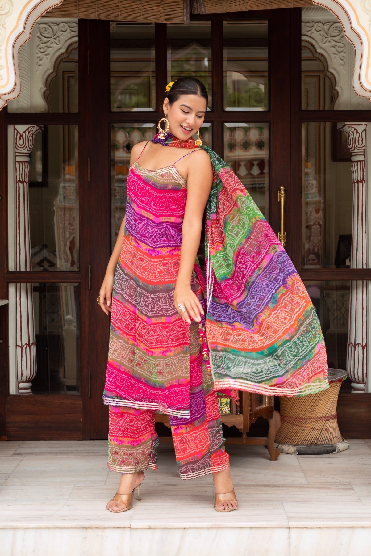 Gota patti kurta set