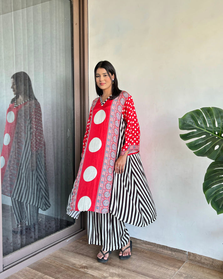muslin co-ord set for women