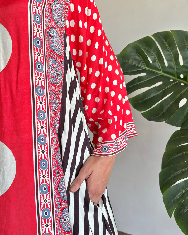 breezy muslin dress set