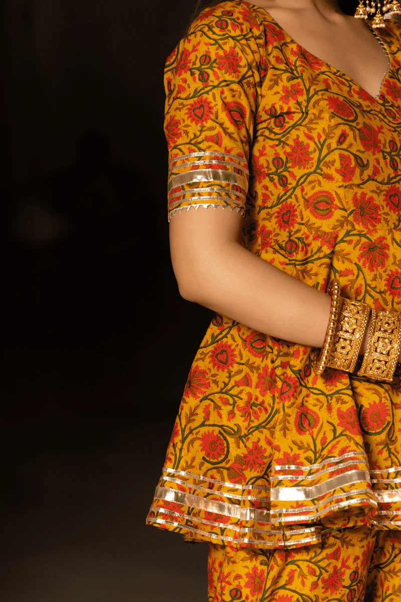 cotton sharara with dupatta