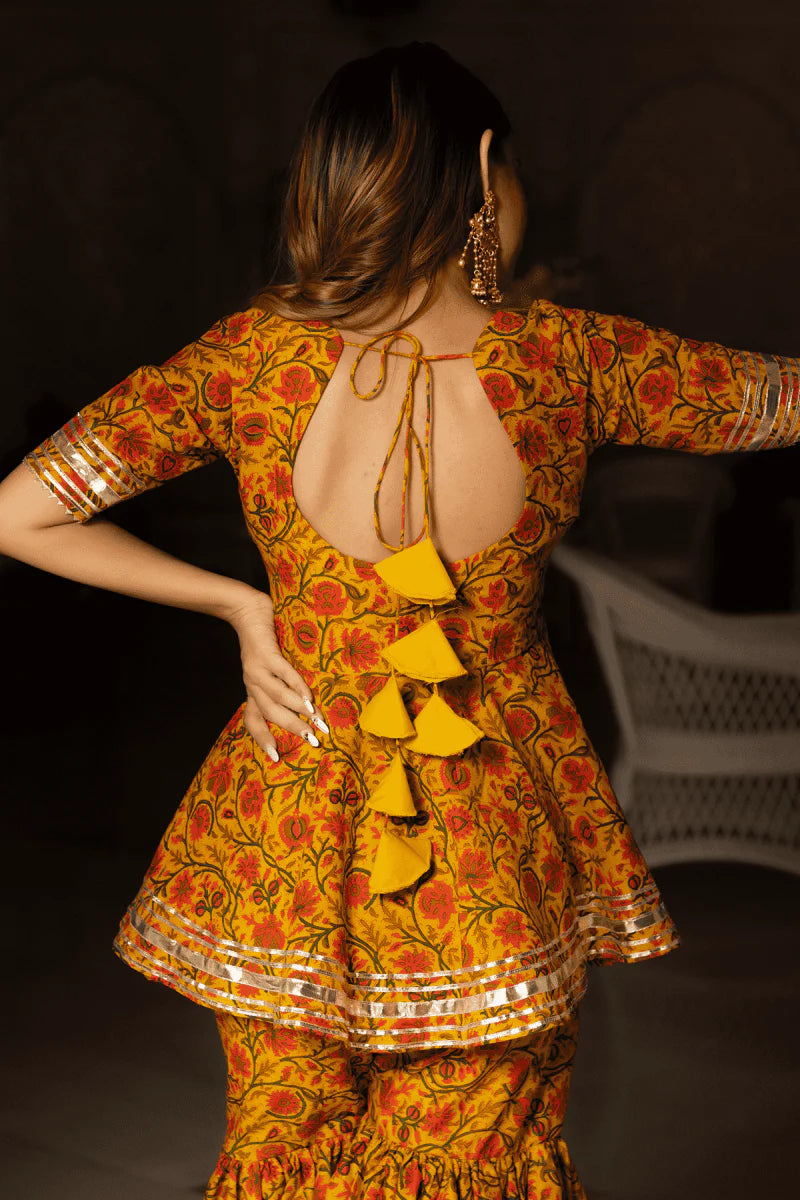 block print ethnic wear for women