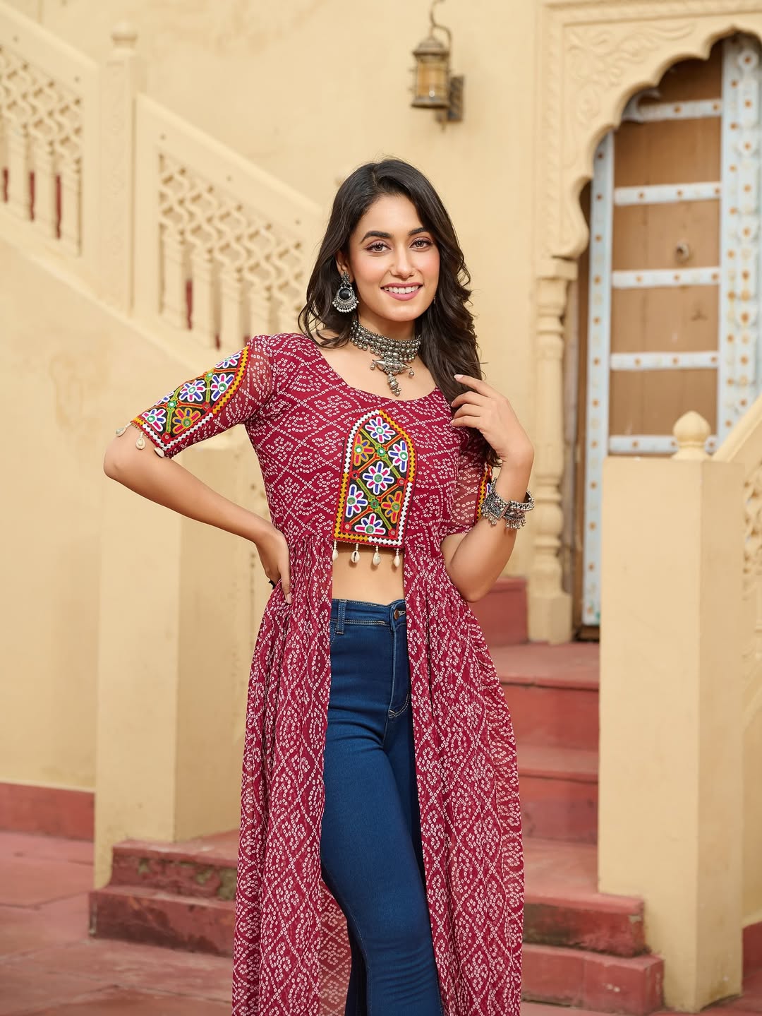 Women’s front open kurti