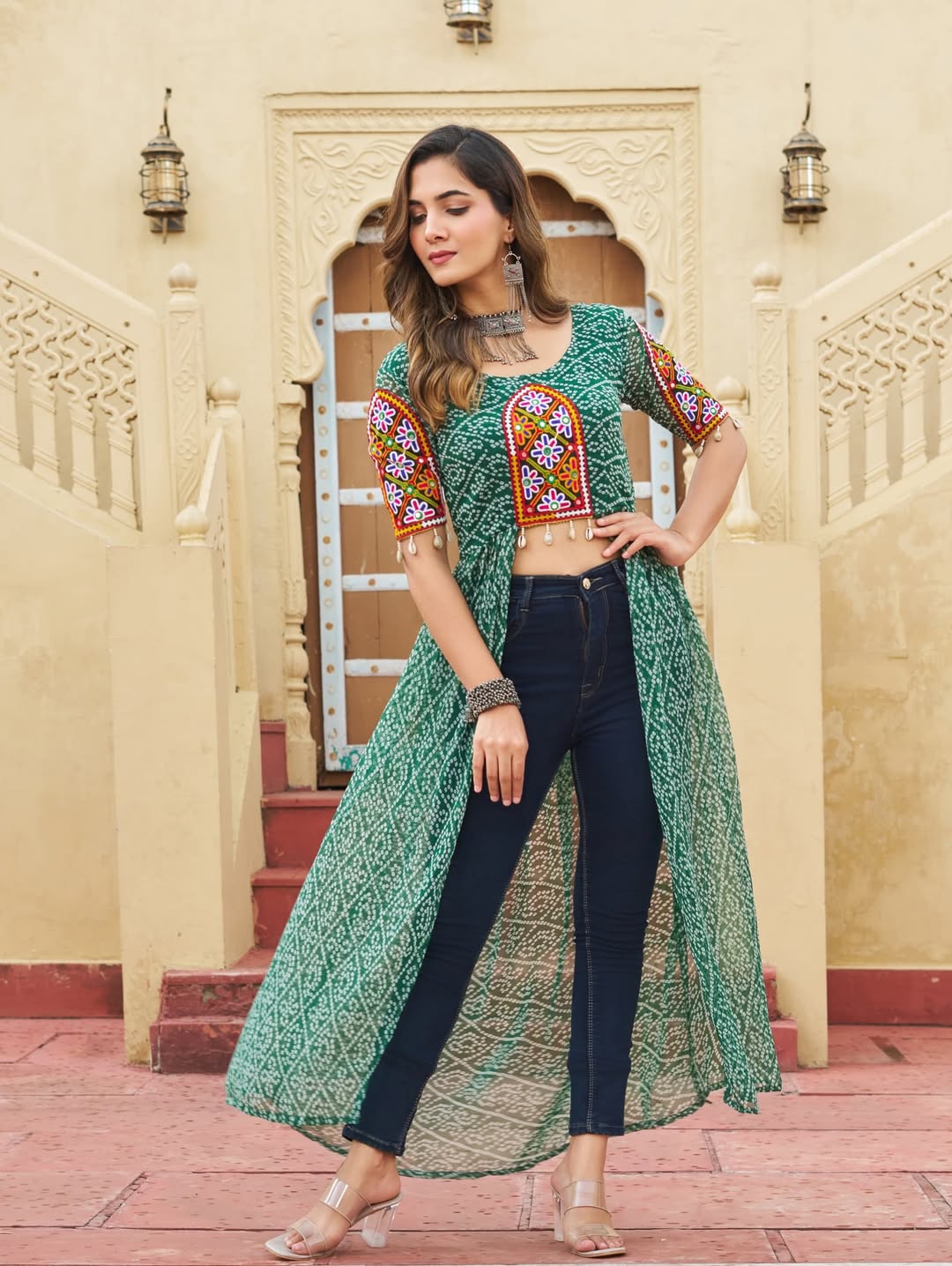 Kutchi patchwork kurti