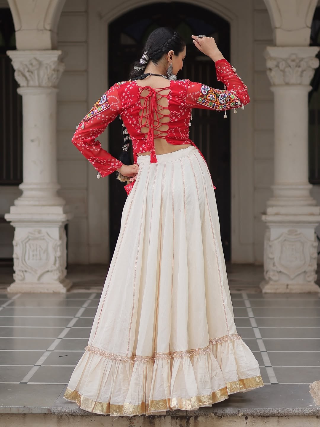 Bandhani lehenga choli online