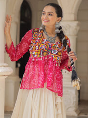 Kutchi work lehenga set