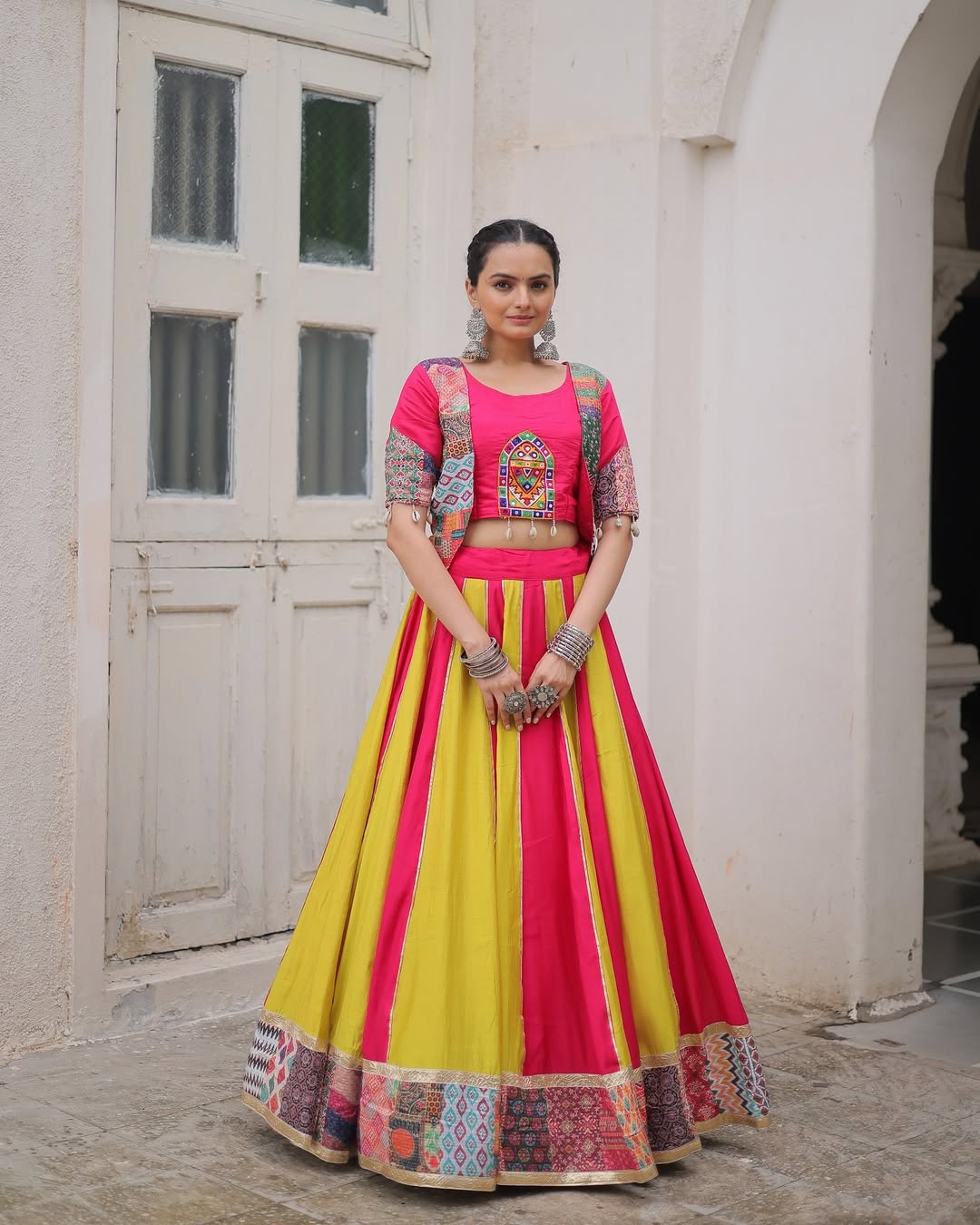 Full stitched lehenga with dupatta